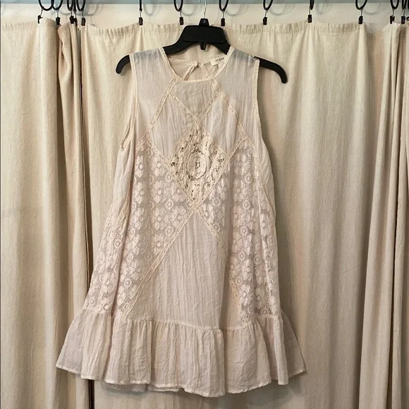 white lace maxi dress forever 21 Forever Starts Here Elegant Lace Tube Maxi Dress for Women, Ivory, Size L main image 1